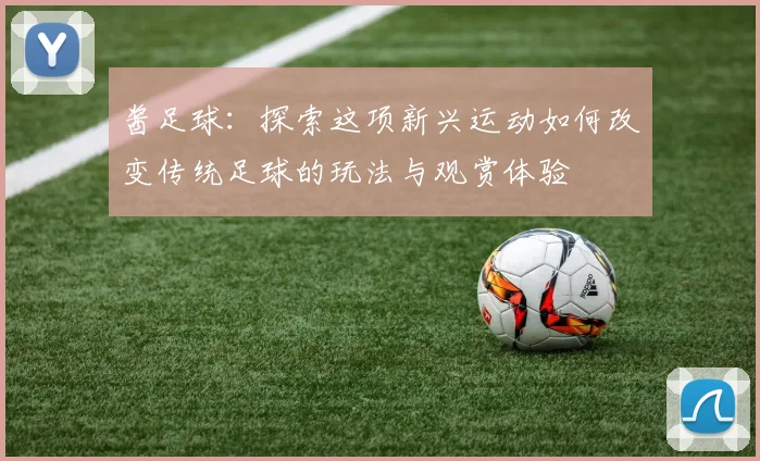 酱足球：探索这项新兴运动如何改变传统足球的玩法与观赏体验